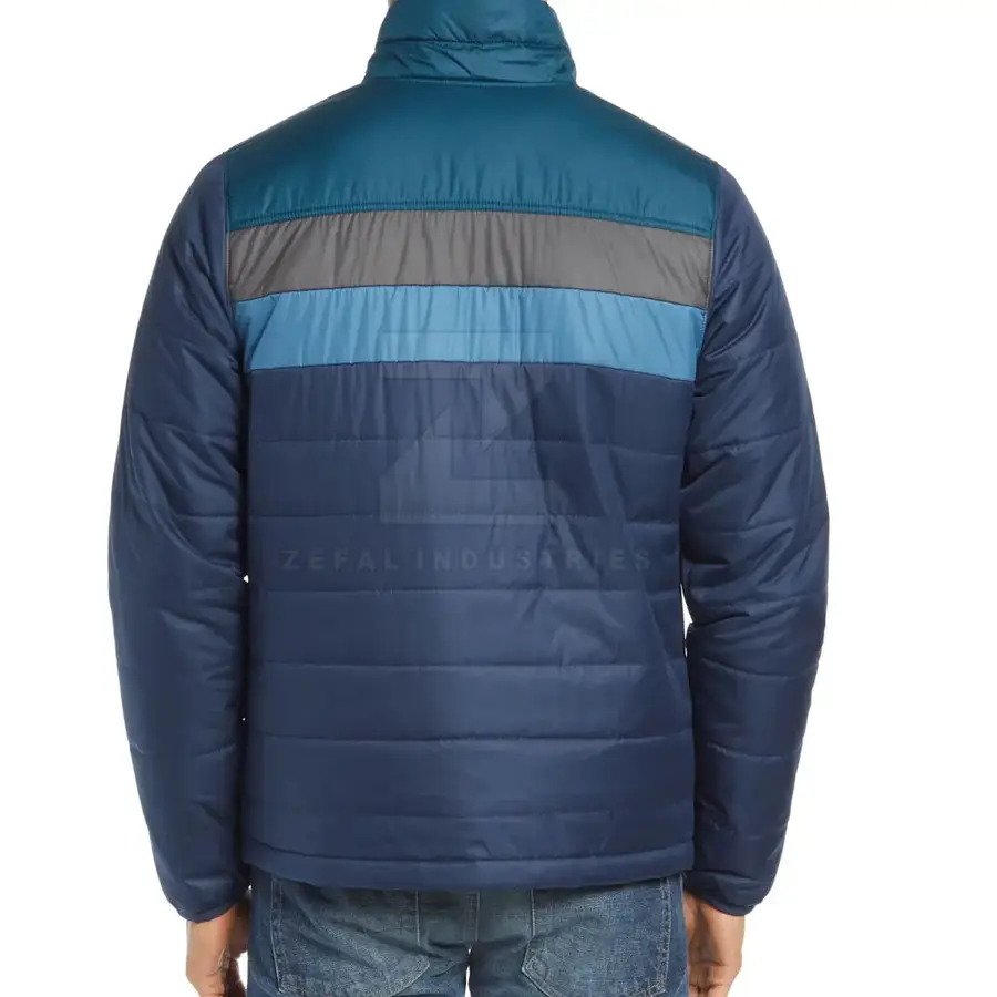 Wholesale Custom Logo Front High Quality Breathable Eco-Friendly Polyester Made Men Winter Waterproof Outdoor Use Puffer Jacket — Zefal Industries product photograph 2 of 6