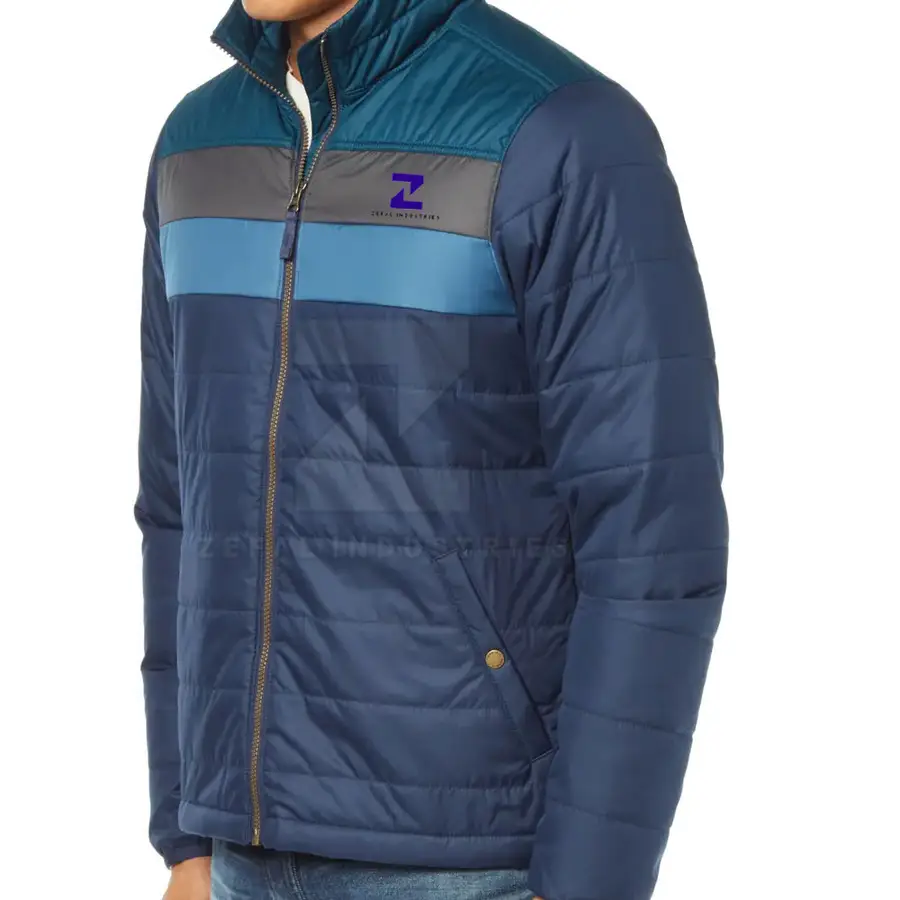 Wholesale Custom Logo Front High Quality Breathable Eco-Friendly Polyester Made Men Winter Waterproof Outdoor Use Puffer Jacket — Zefal Industries product photograph 4 of 6