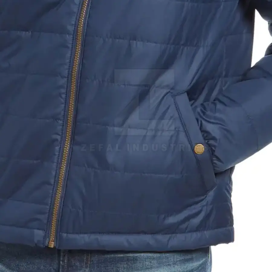 Wholesale Custom Logo Front High Quality Breathable Eco-Friendly Polyester Made Men Winter Waterproof Outdoor Use Puffer Jacket — Zefal Industries product photograph 5 of 6