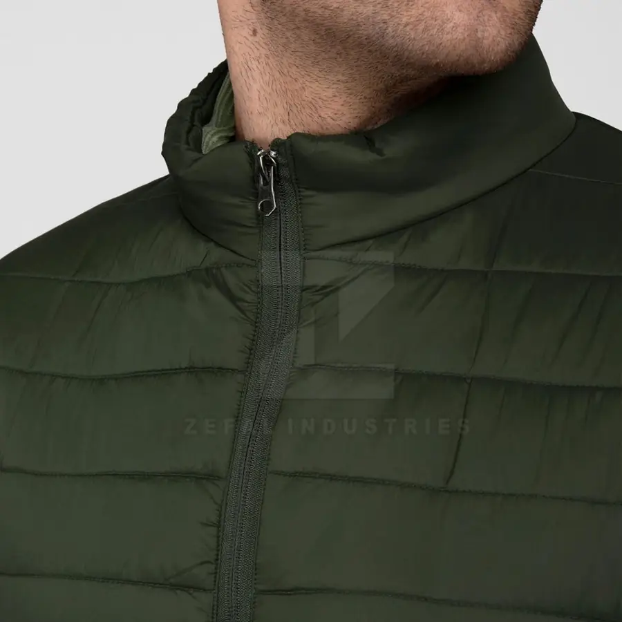 Cheap Price High Quality Men Winter Puffer Jacket Streetwear Lightweight Eco-Friendly Breathable Front Logo Customizable — Zefal Industries product photograph 5 of 6