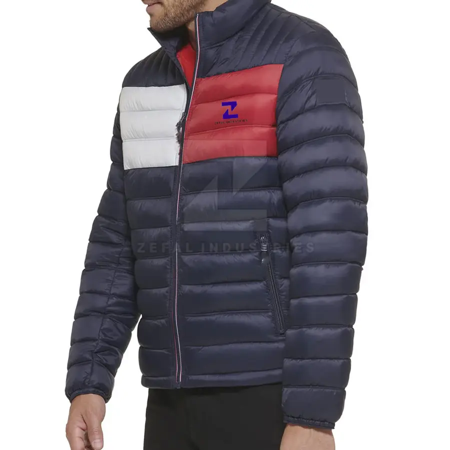 Winter Outdoor Use Men's Puffer Jacket 2025 Best Low Price Quick Dry Breathable Eco-Friendly Front Logo Customized Colors — Zefal Industries product photograph 3 of 6