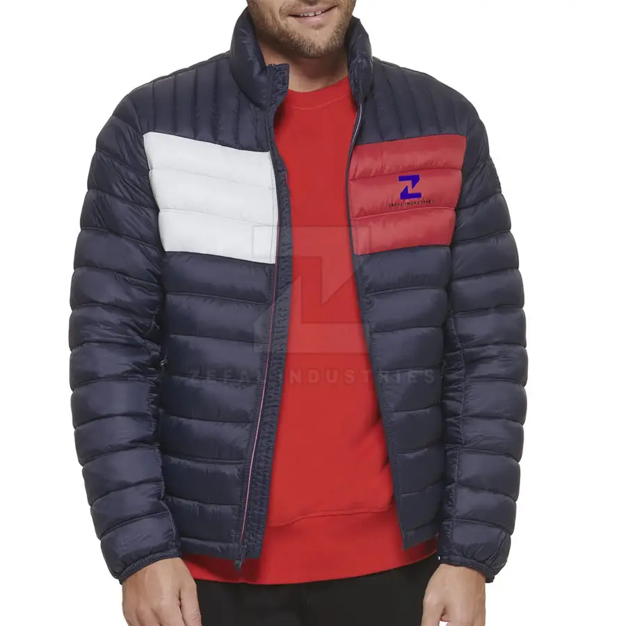 Winter Outdoor Use Men's Puffer Jacket 2025 Best Low Price Quick Dry Breathable Eco-Friendly Front Logo Customized Colors — Zefal Industries product photograph 4 of 6