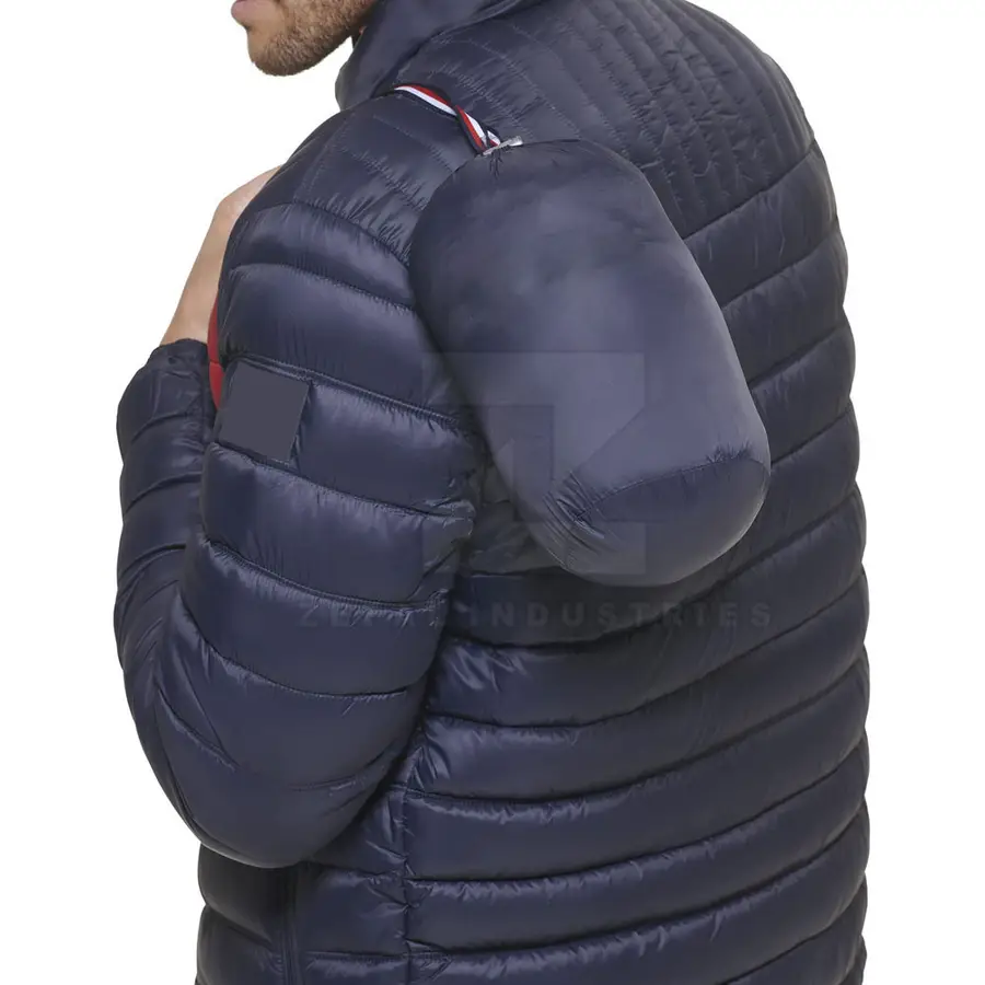 Winter Outdoor Use Men's Puffer Jacket 2025 Best Low Price Quick Dry Breathable Eco-Friendly Front Logo Customized Colors — Zefal Industries product photograph 6 of 6