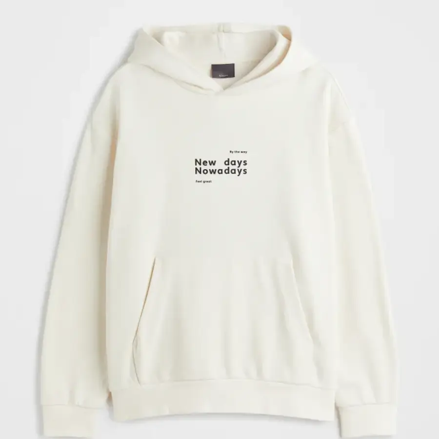 Regular Fit Unisex Hoodie Winter ODM Custom Hooded Casual Pullover Sweatshirt with Digital Printing Beaded & Embroidery — Zefal Industries product photograph 6 of 6