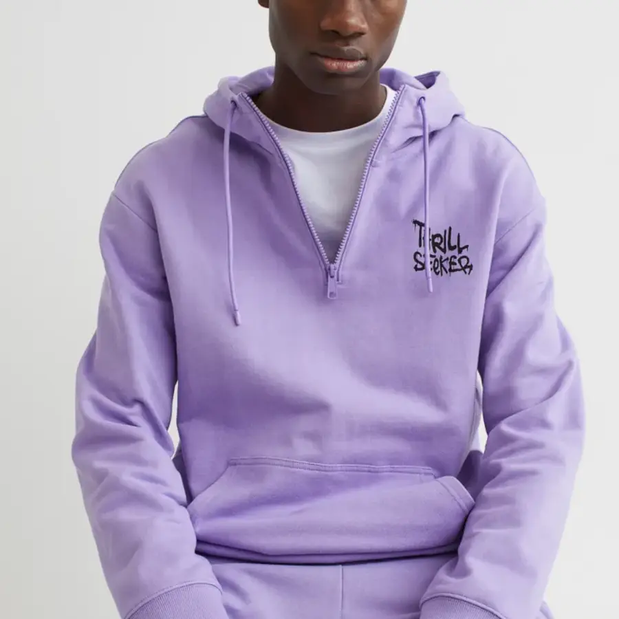 High Quality 100% Bamboo Fiber Fleece Pullover Winter Warm ODM Custom Printing Embroidery Beaded Plain Dyed Unisex Hoodies — Zefal Industries product photograph 5 of 6