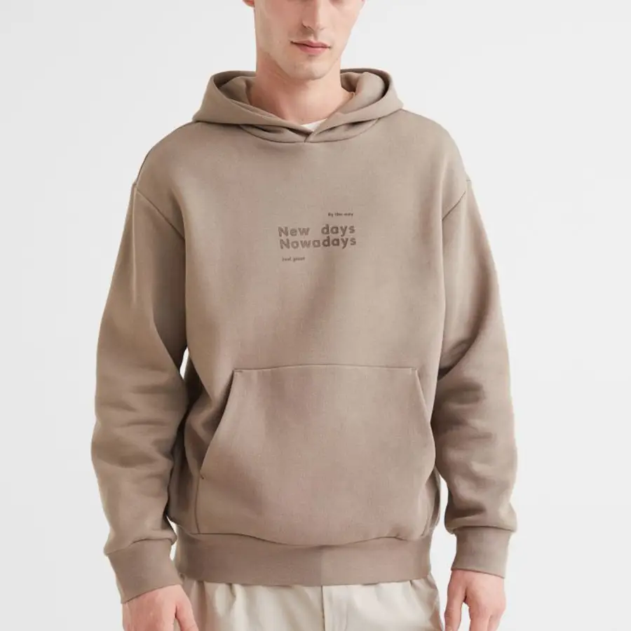 Fashion Style Winter ODM Customized Embroidered Beaded Unisex Premium Comfortable Fleece Pullover Hoodie 100% Bamboo Fiber — Zefal Industries product photograph 6 of 6