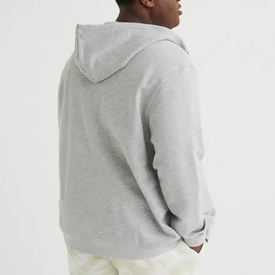 Oversized Mens Hoodie Winter ODM Custom Fleece Hooded Sweatshirt Silk Screen Printing 100% Bamboo Fiber Embroidered Beaded — Zefal Industries product photograph 2 of 6
