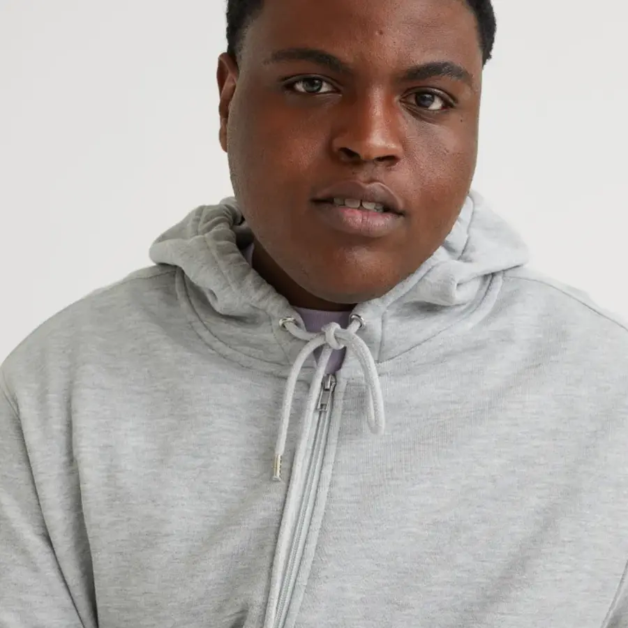 Oversized Mens Hoodie Winter ODM Custom Fleece Hooded Sweatshirt Silk Screen Printing 100% Bamboo Fiber Embroidered Beaded — Zefal Industries product photograph 5 of 6