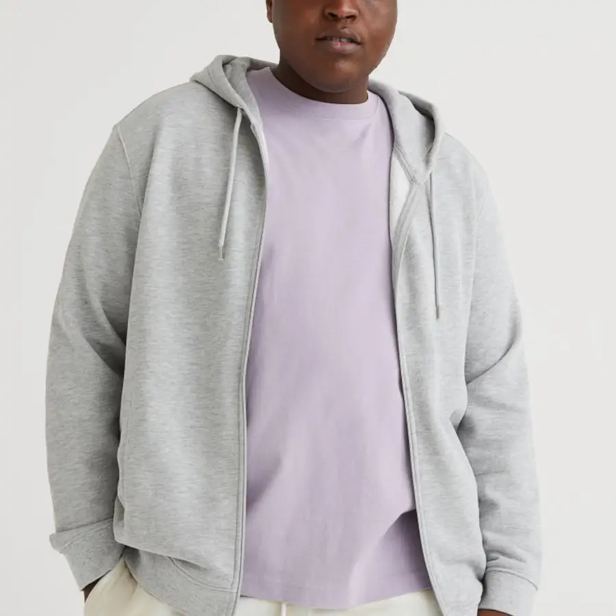 Oversized Mens Hoodie Winter ODM Custom Fleece Hooded Sweatshirt Silk Screen Printing 100% Bamboo Fiber Embroidered Beaded — Zefal Industries product photograph 6 of 6