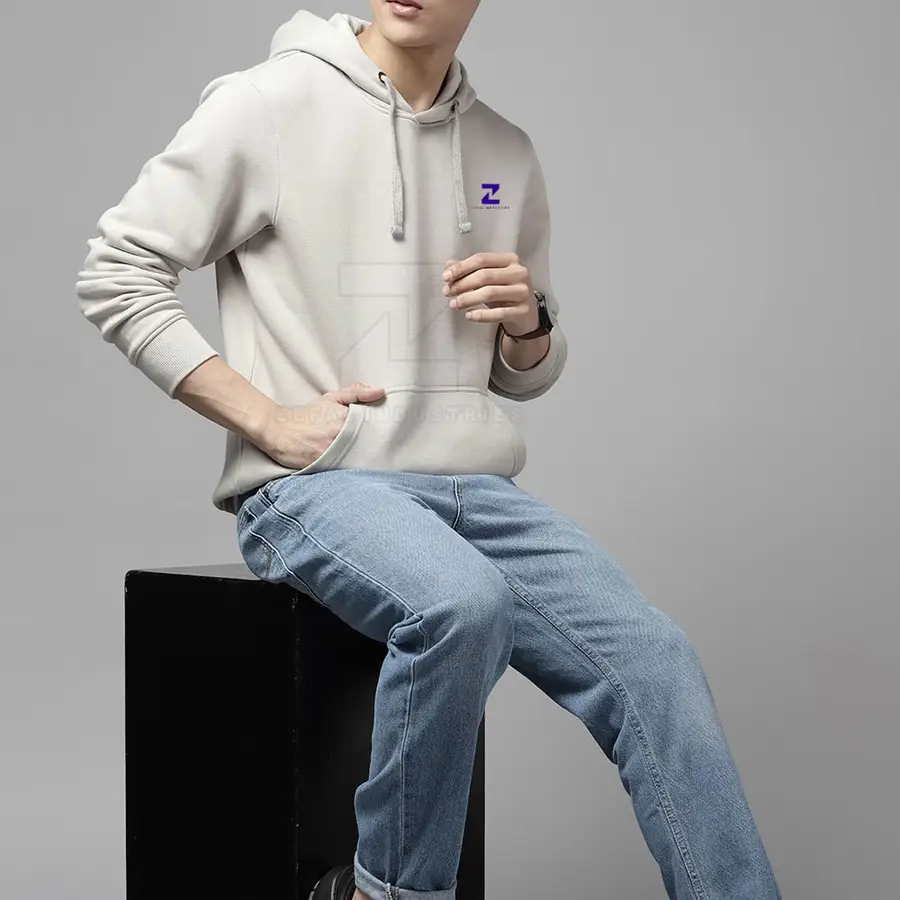 Private Label Low MOQ Winter Men's Hoodies 100% Cotton Eco-Friendly Breathable Hot Selling Made in Best Material for Sale — Zefal Industries product photograph 4 of 6