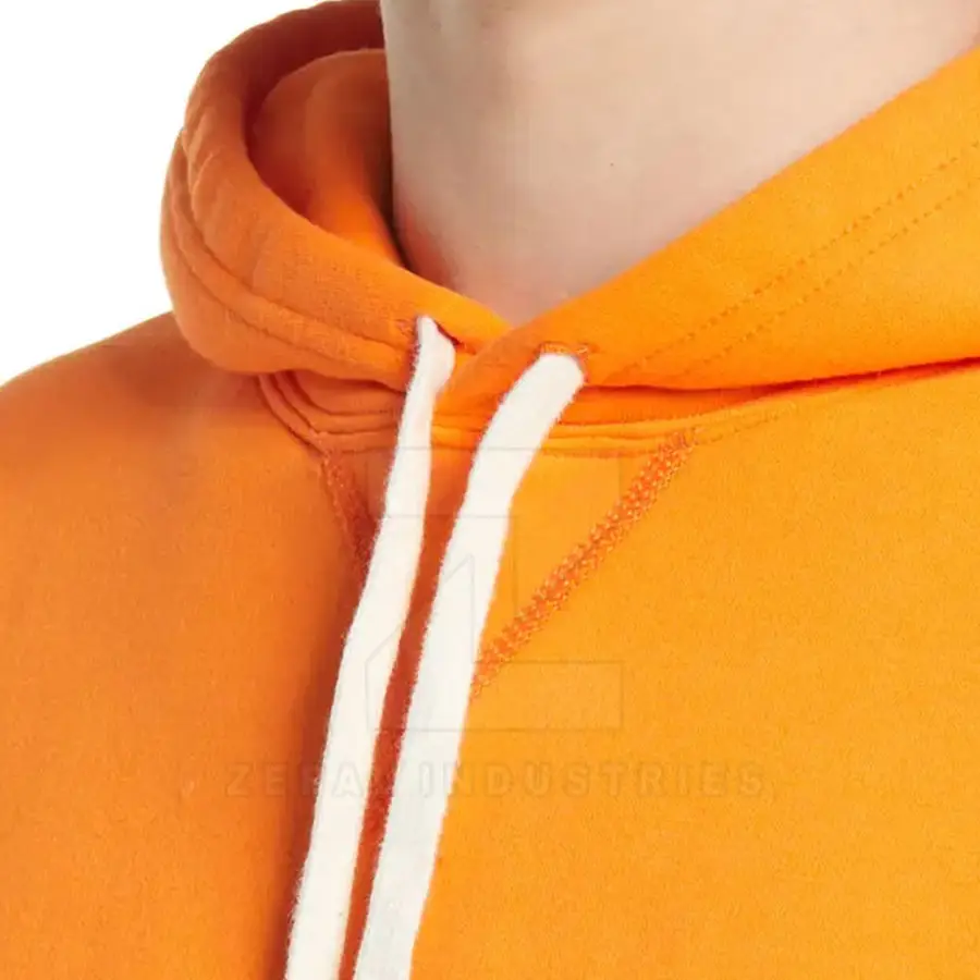 Adults Winter Men Pullover Hoodies 100% Cotton Solid Customized Logo High Quality Custom Design — Zefal Industries product photograph 5 of 6