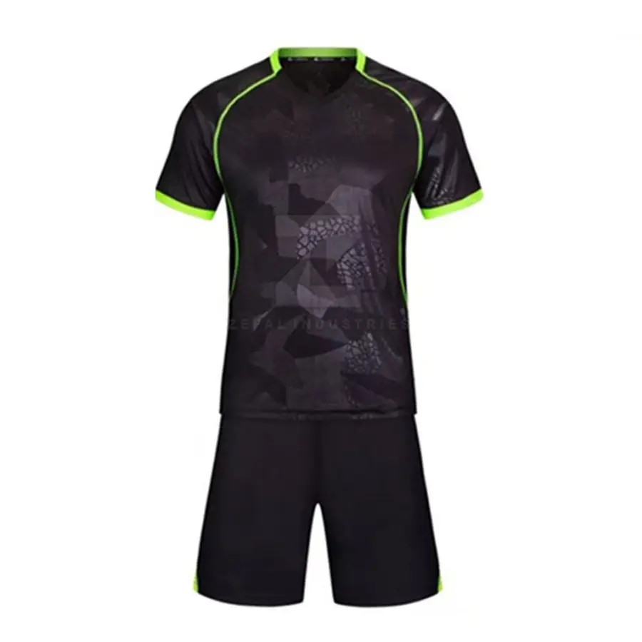Top Selling High Quality Lightweight Breathable Quick Dry Short Sleeve Men's Soccer Uniform Made of 100% Polyester for Adult — Zefal Industries product photograph 1 of 6