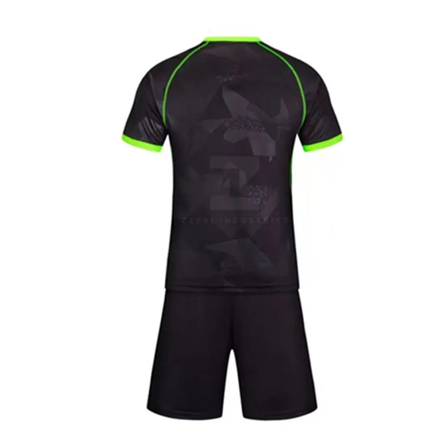 Top Selling High Quality Lightweight Breathable Quick Dry Short Sleeve Men's Soccer Uniform Made of 100% Polyester for Adult — Zefal Industries product photograph 2 of 6