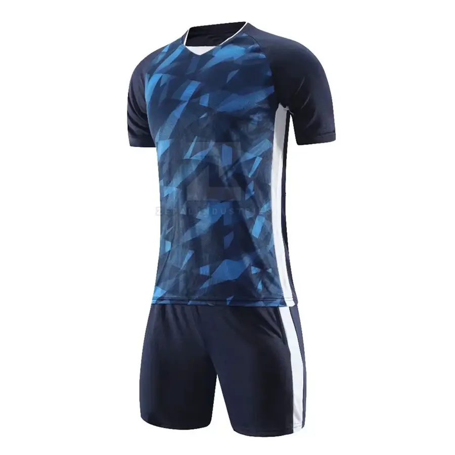 Factory Manufacturer Customized Color Latest Design Men's Adult Soccer Uniform 100% Polyester Breathable Lightweight Quick Dry — Zefal Industries product photograph 1 of 6