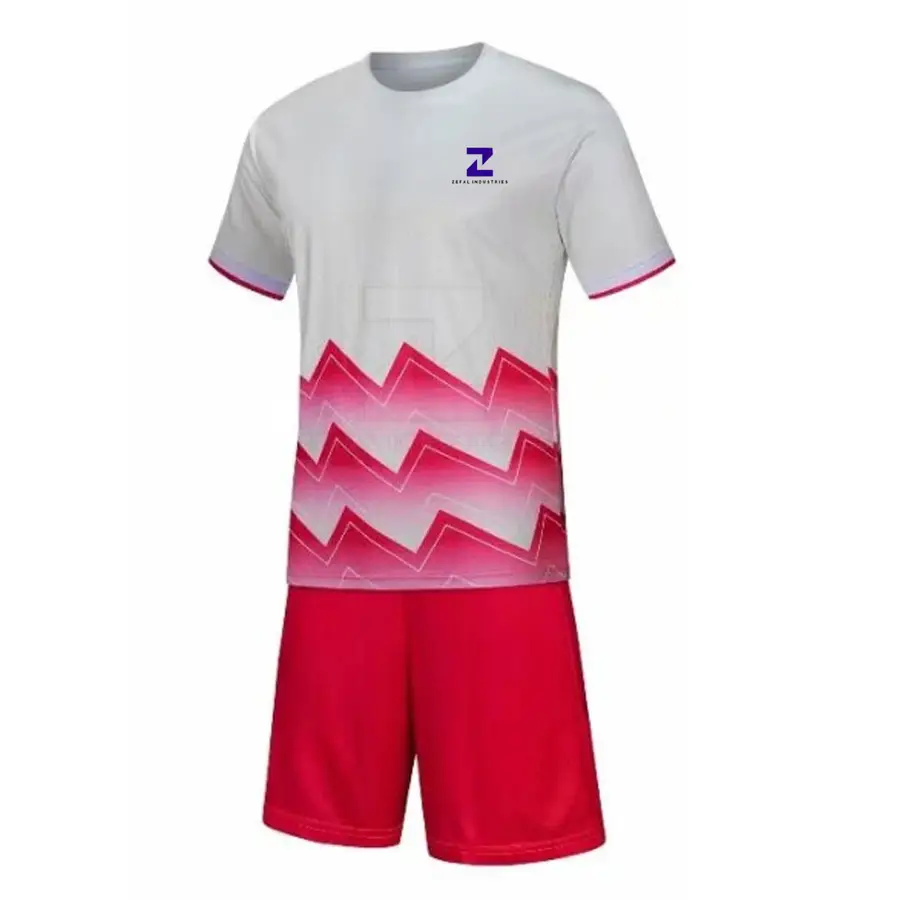 High Quality 100% Polyester Sublimation Printed Crew Neck Lightweight Breathable Quick Dry Men's Short Sleeve Soccer Sports — Zefal Industries product photograph 1 of 6