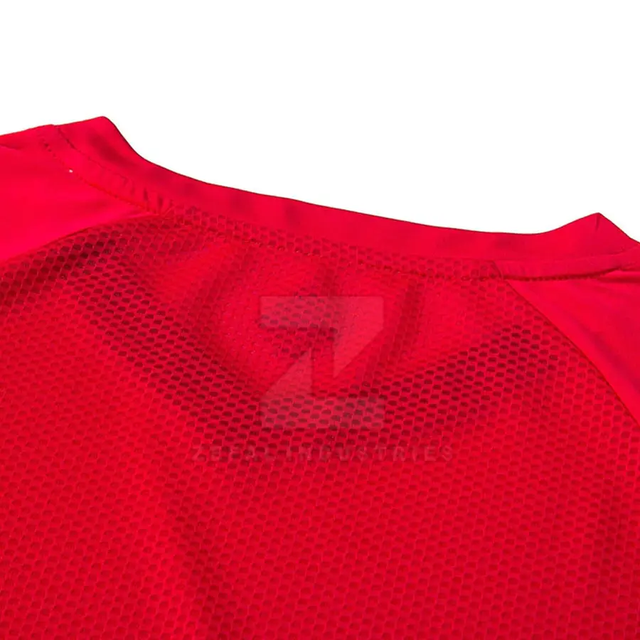 Round Neck Short Sleeves Printed Soccer Jersey Shorts Set High Quality Breathable Lightweight Quick Dry Customized New Design — Zefal Industries product photograph 3 of 6