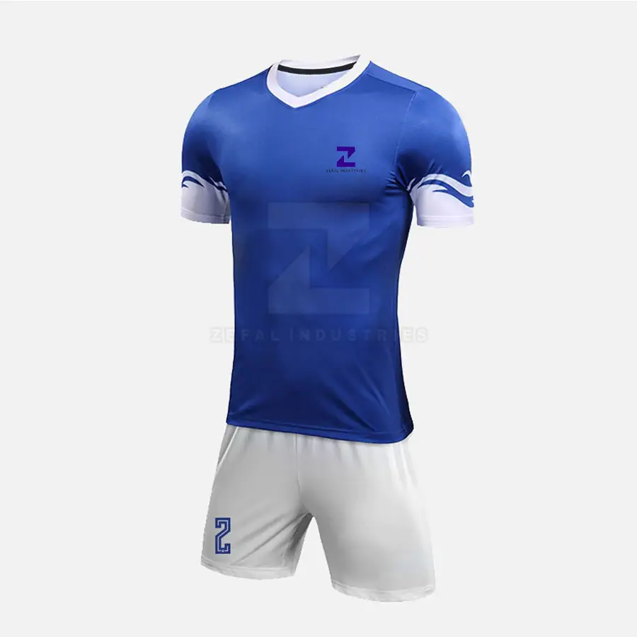Men's Breathable Soccer Football Uniforms High Quality Custom Logo-Design Pattern Quick Dry Lightweight OEM Service 100% — Zefal Industries product photograph 1 of 6
