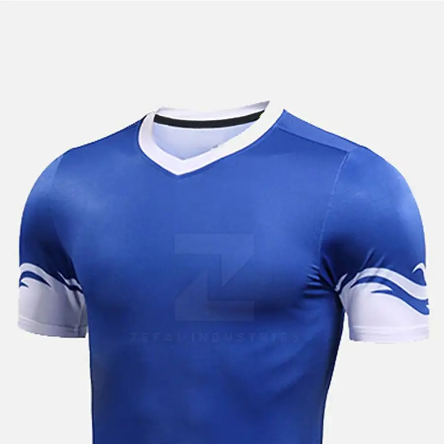 Men's Breathable Soccer Football Uniforms High Quality Custom Logo-Design Pattern Quick Dry Lightweight OEM Service 100% — Zefal Industries product photograph 6 of 6