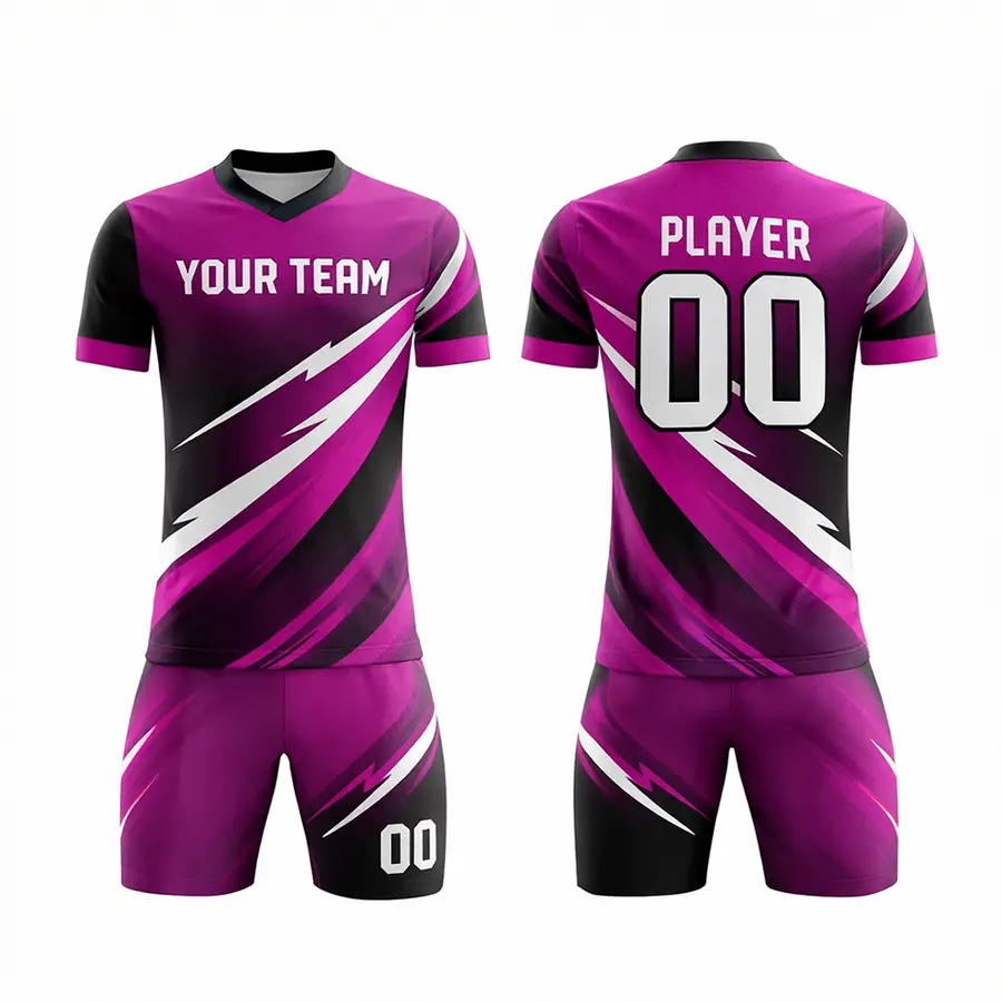 Customized Men's Winter Sports Wear Set Latest Design Full Sleeve Drawstring Closure Top Automated Cutting Jersey 100% Polyester — Zefal Industries product photograph 2 of 6