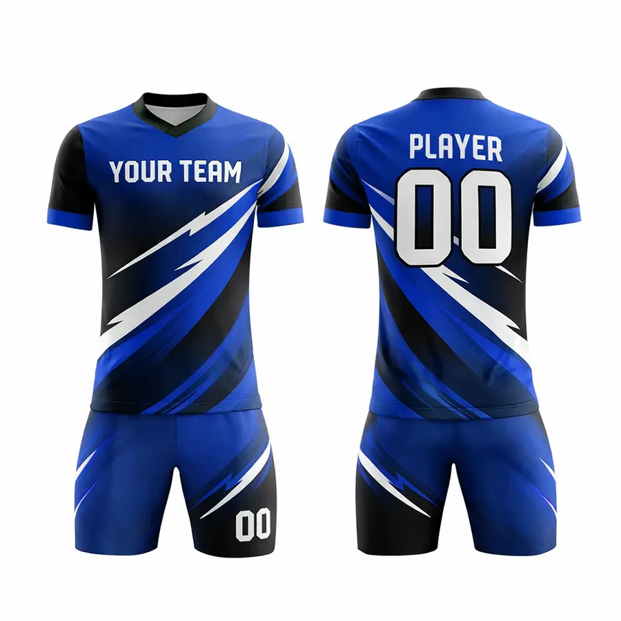Customized Men's Winter Sports Wear Set Latest Design Full Sleeve Drawstring Closure Top Automated Cutting Jersey 100% Polyester — Zefal Industries product photograph 4 of 6