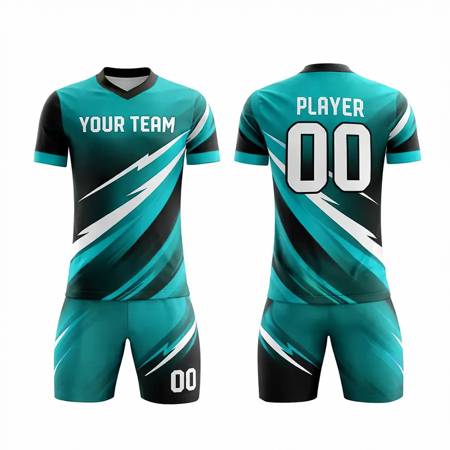 Customized Men's Winter Sports Wear Set Latest Design Full Sleeve Drawstring Closure Top Automated Cutting Jersey 100% Polyester — Zefal Industries product photograph 5 of 6