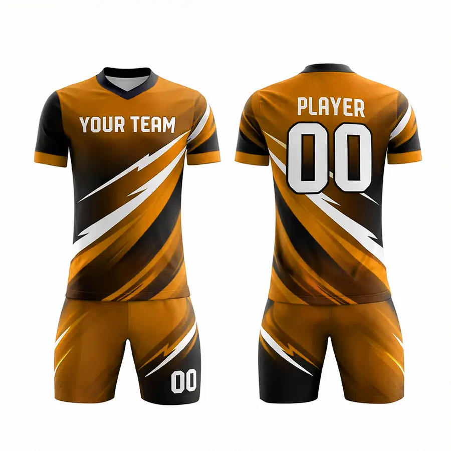 Customized Men's Winter Sports Wear Set Latest Design Full Sleeve Drawstring Closure Top Automated Cutting Jersey 100% Polyester — Zefal Industries product photograph 6 of 6
