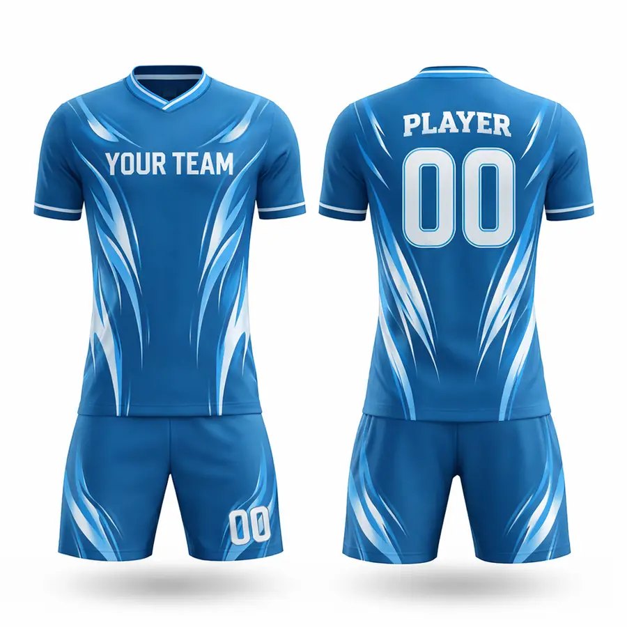 Hot Sale Breathable Anti-Bacterial 100% Polyester Men's Winter Football Custom Wear Set Custom Logo Team Brand Name Colors — Zefal Industries product photograph 2 of 6
