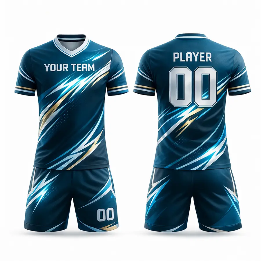 Custom High Quality Blank Club Team Men's Adult Football Training Shirt Custom Brand Name Custom Colors Logo Breathable — Zefal Industries product photograph 1 of 6