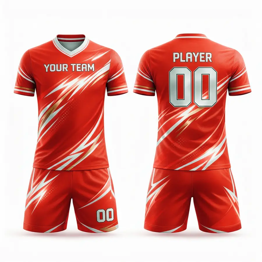Custom High Quality Blank Club Team Men's Adult Football Training Shirt Custom Brand Name Custom Colors Logo Breathable — Zefal Industries product photograph 4 of 6