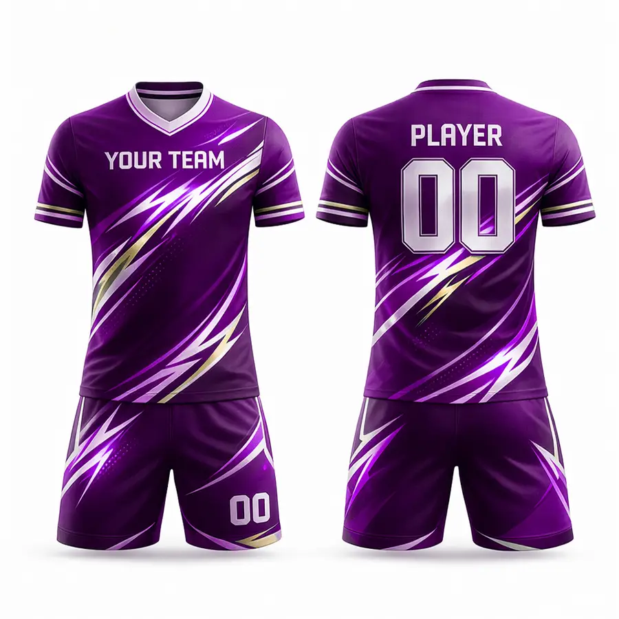 Custom High Quality Blank Club Team Men's Adult Football Training Shirt Custom Brand Name Custom Colors Logo Breathable — Zefal Industries product photograph 5 of 6