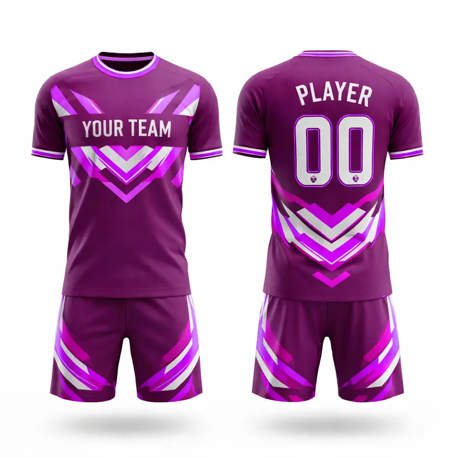 High Quality Custom Soccer Uniform Durable 100% Polyester Anti-Bacterial Full Sleeve Winter Team Jersey — Zefal Industries product photograph 3 of 6