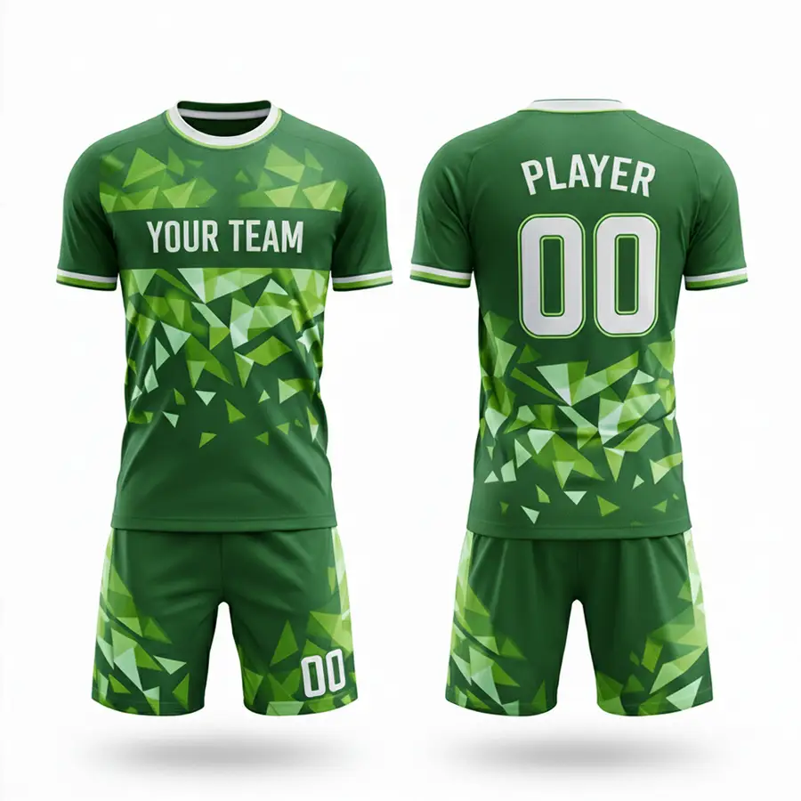 Custom Digital Print Football Sports Wear Mens Adult Club Set 100% Polyester Anti-Bacterial Winter Custom Team Brand Name — Zefal Industries product photograph 5 of 6