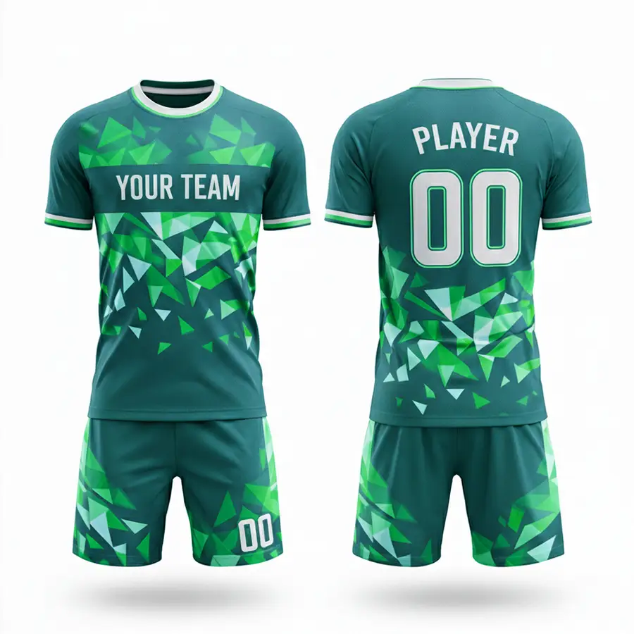 Custom Digital Print Football Sports Wear Mens Adult Club Set 100% Polyester Anti-Bacterial Winter Custom Team Brand Name — Zefal Industries product photograph 6 of 6