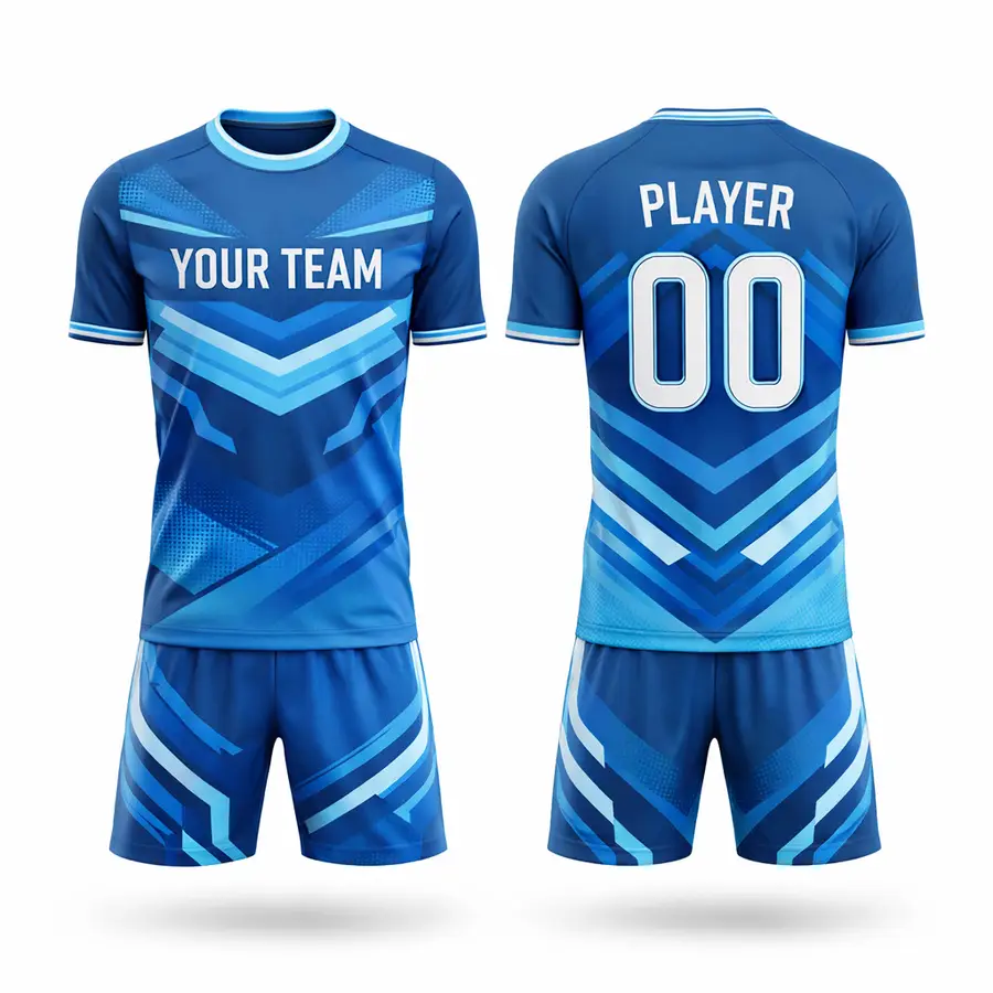Personalized Design Red White Stylish Team High Quality Full Sleeve Football Factory OEM Kits 100% Polyester Anti-Bacterial — Zefal Industries product photograph 2 of 6