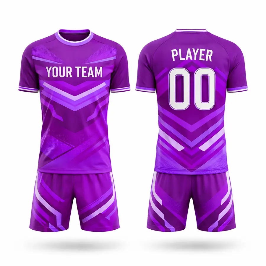 Personalized Design Red White Stylish Team High Quality Full Sleeve Football Factory OEM Kits 100% Polyester Anti-Bacterial — Zefal Industries product photograph 4 of 6