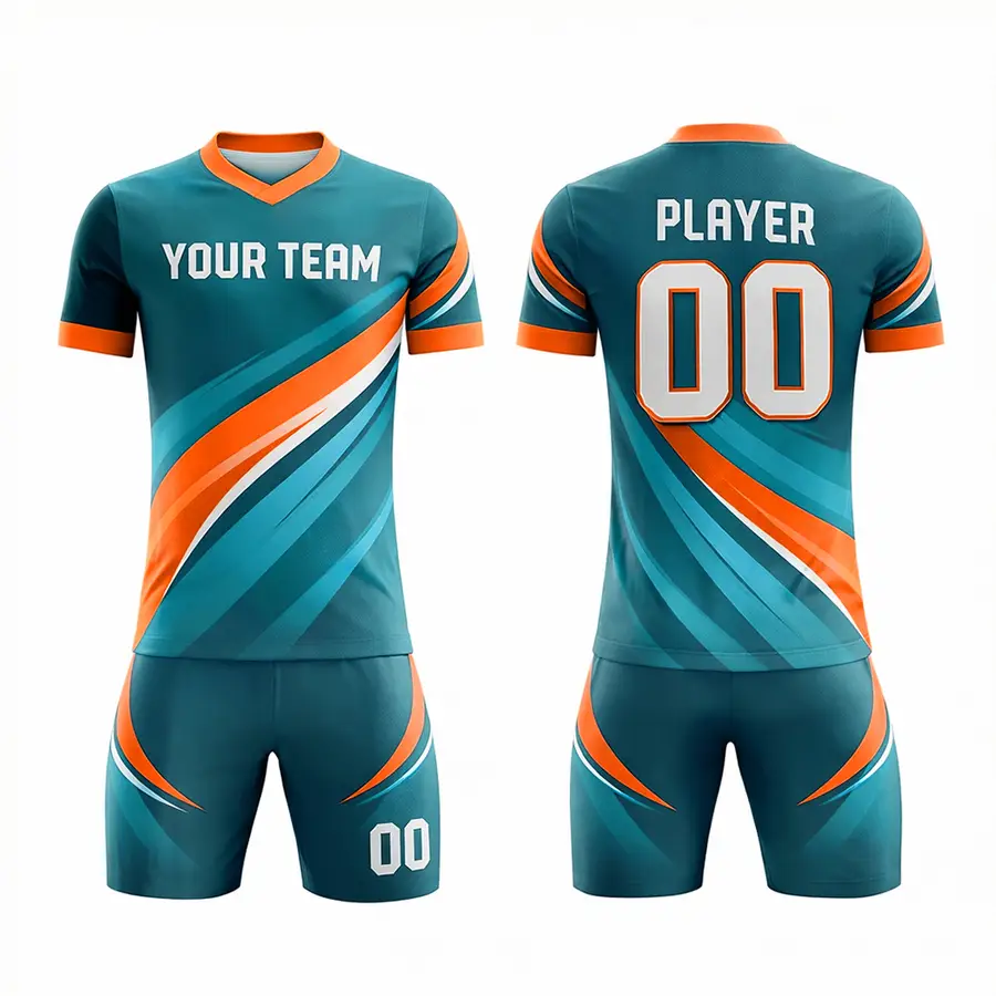 High Quality Best Grade Digital Print 100% Polyester Anti-Bacterial Winter Football Shirt Premium Jersey Custom Team Brand — Zefal Industries product photograph 2 of 6