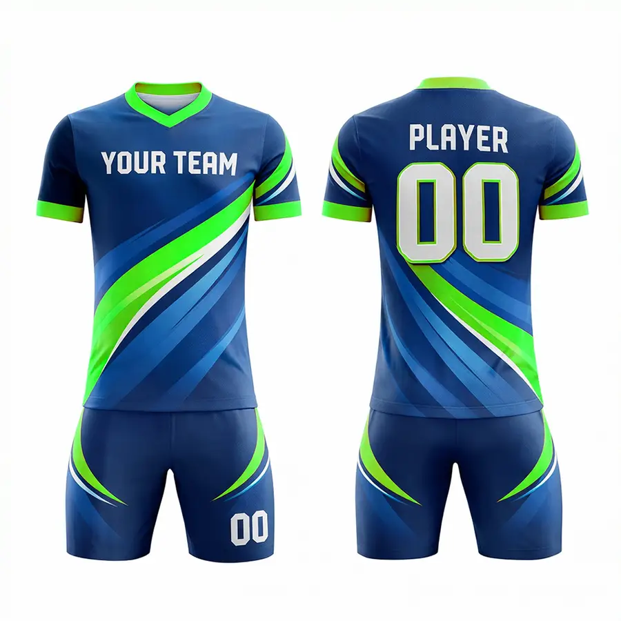 High Quality Best Grade Digital Print 100% Polyester Anti-Bacterial Winter Football Shirt Premium Jersey Custom Team Brand — Zefal Industries product photograph 4 of 6