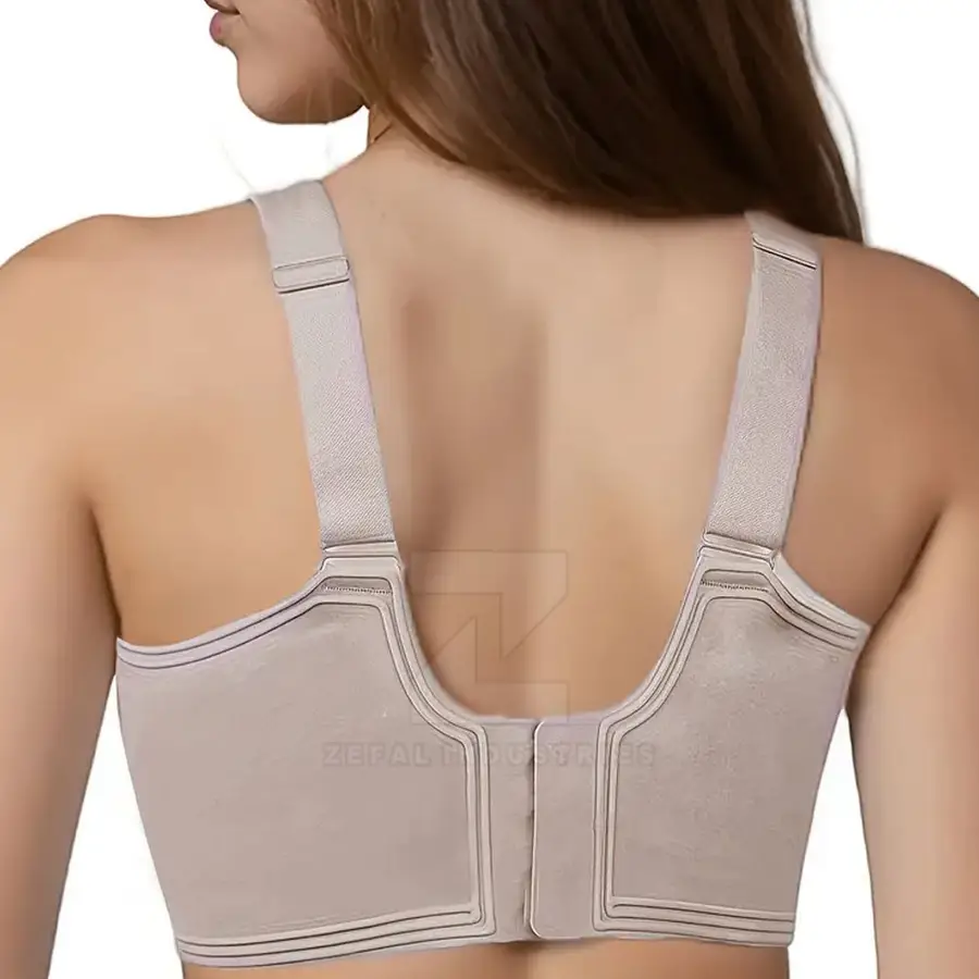 New Arrival Customizable Breathable Eco-Friendly Quick Dry High Support Adjustable Straps Spandex/Nylon Fitness Sports Bra — Zefal Industries product photograph 2 of 6