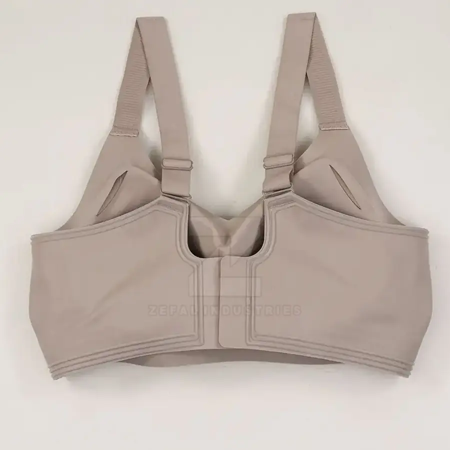 New Arrival Customizable Breathable Eco-Friendly Quick Dry High Support Adjustable Straps Spandex/Nylon Fitness Sports Bra — Zefal Industries product photograph 5 of 6