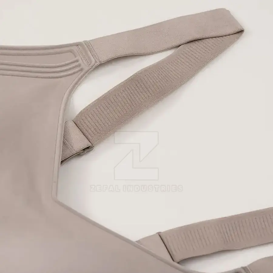 New Arrival Customizable Breathable Eco-Friendly Quick Dry High Support Adjustable Straps Spandex/Nylon Fitness Sports Bra — Zefal Industries product photograph 6 of 6