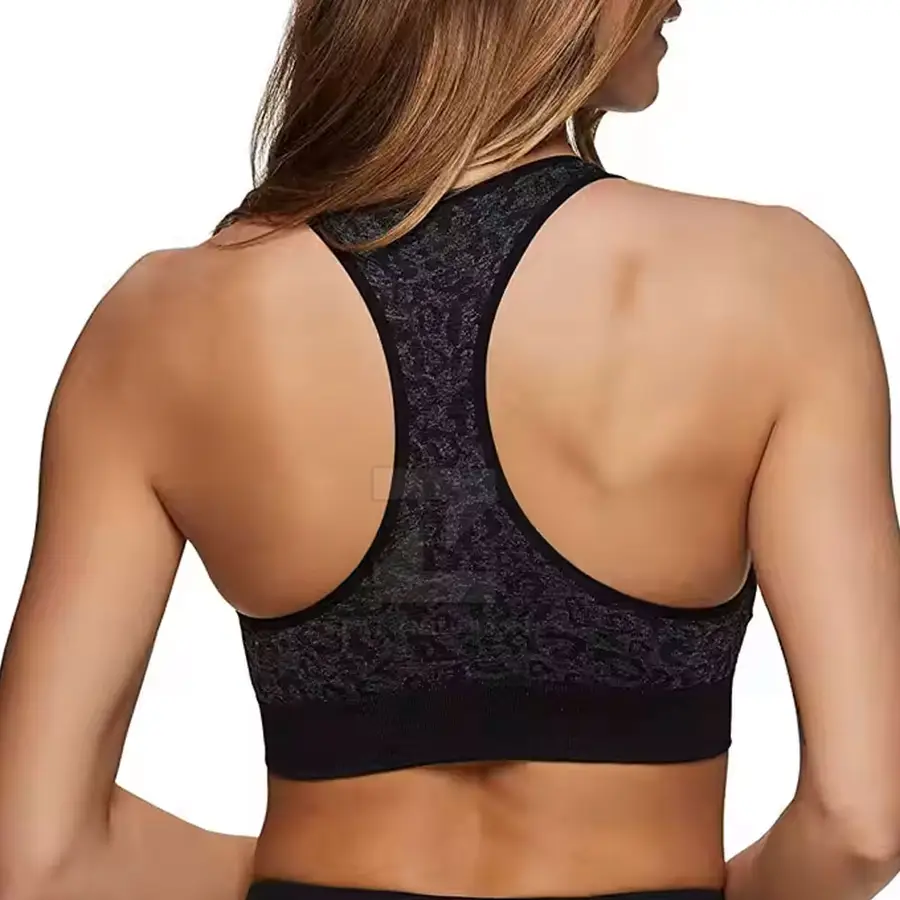 Seamless Women Sports Bra Breathable High Support Lightweight Soft Fabric Daily Wear Yoga Stretching Fitness Eco-Friendly — Zefal Industries product photograph 3 of 6