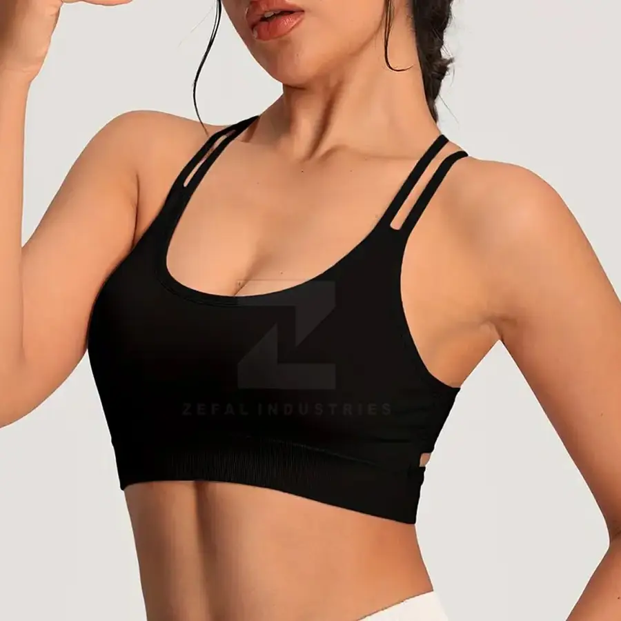 Women High Support Breathable Eco-Friendly Sports Bra Removable Pads Durable Stretch Fabric for Gym Running Daily Comfort-Quick — Zefal Industries product photograph 5 of 6