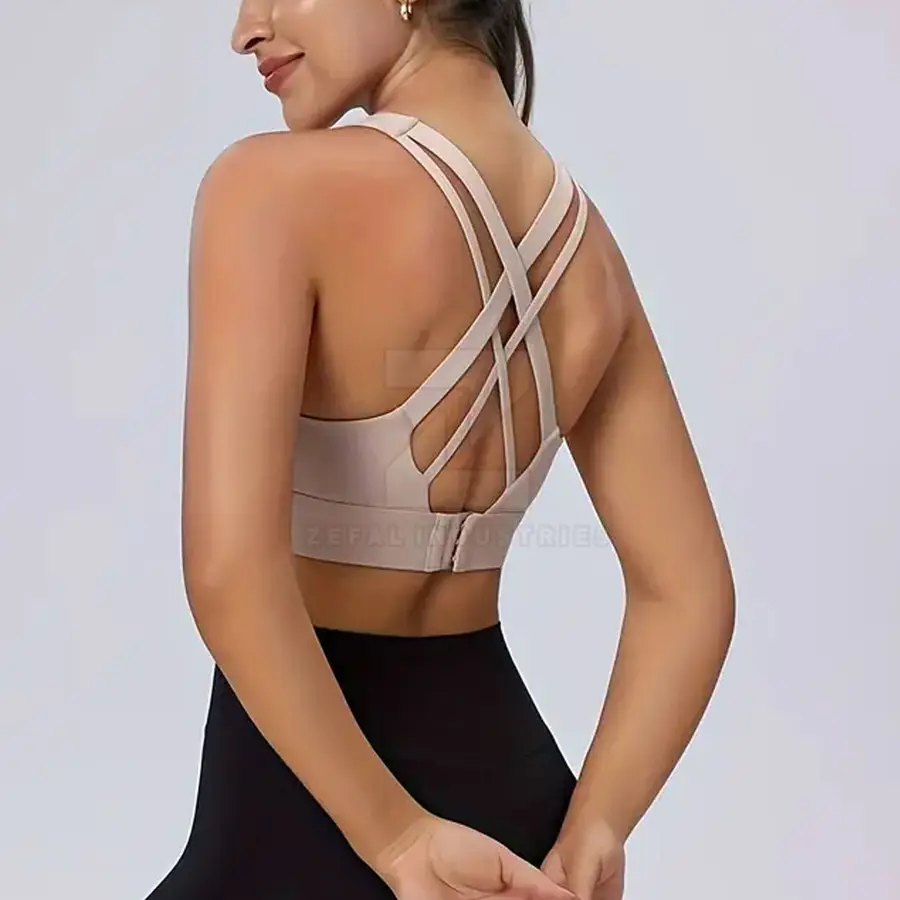 Women High Support Sports Bra Soft Elastic Fabric Quick Dry Breathable Perfect for Daily Wear Gym Exercise Running Outdoor — Zefal Industries product photograph 5 of 6