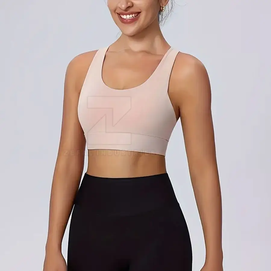 Women High Support Sports Bra Soft Elastic Fabric Quick Dry Breathable Perfect for Daily Wear Gym Exercise Running Outdoor — Zefal Industries product photograph 6 of 6
