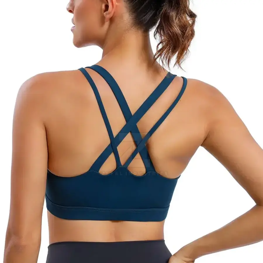 High Support Breathable Sports Bra Adjustable Straps Removable Pads Quick Dry Eco-Friendly Features for Running Gym Sports — Zefal Industries product photograph 4 of 6
