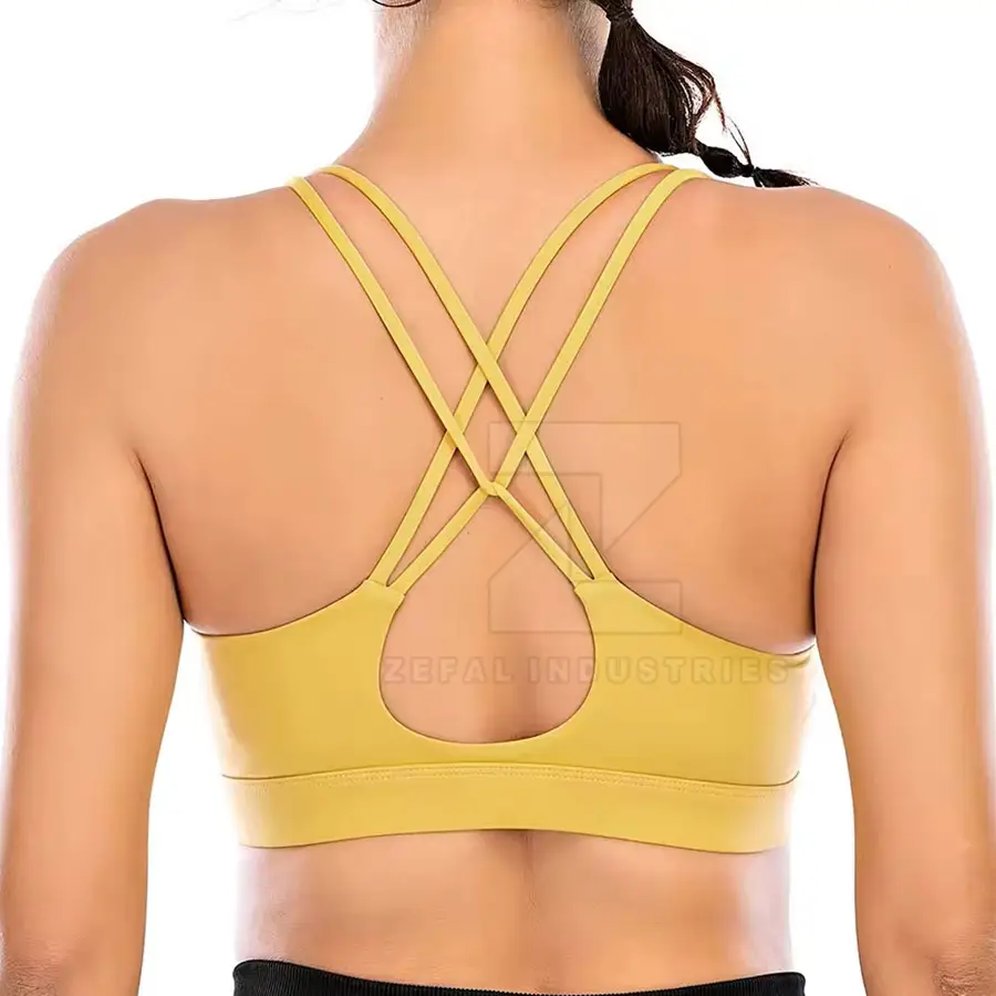 Women's Breathable High Support Seamless Padded Sports Bra with Quick Dry Fabric for Gym Yoga Running & Training — Zefal Industries product photograph 5 of 6