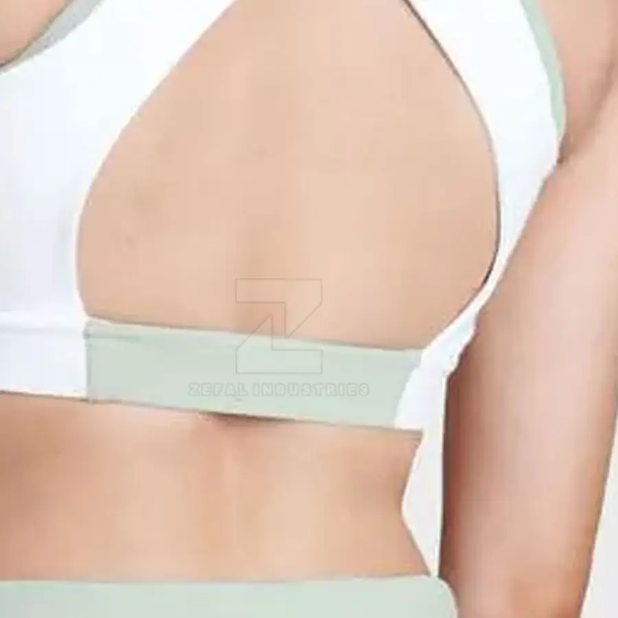 Eco-Friendly Breathable High Support Padded Sports Bra for Women-Gym Yoga & Outdoor Activities with Quick Dry & Removable Pads — Zefal Industries product photograph 3 of 6