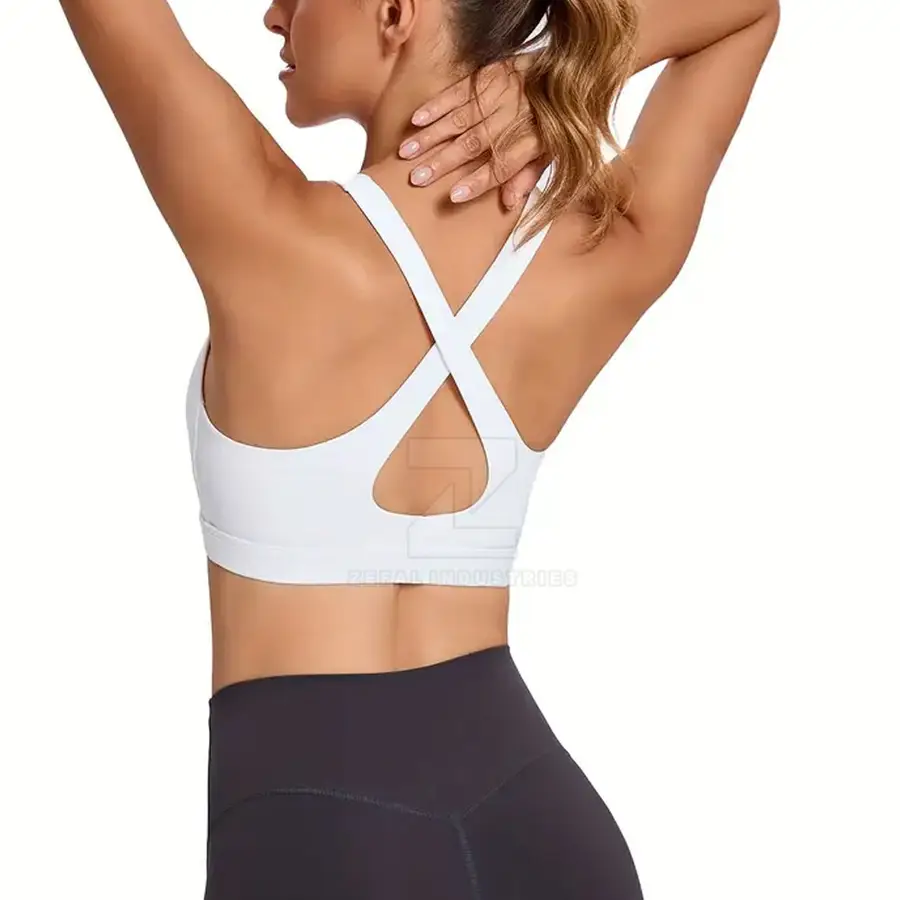 Sports Bra Women High Support Quick Dry Eco-Friendly Adjustable Straps Breathable Back Removable Pads Customizable Spandex/Nylon — Zefal Industries product photograph 4 of 6
