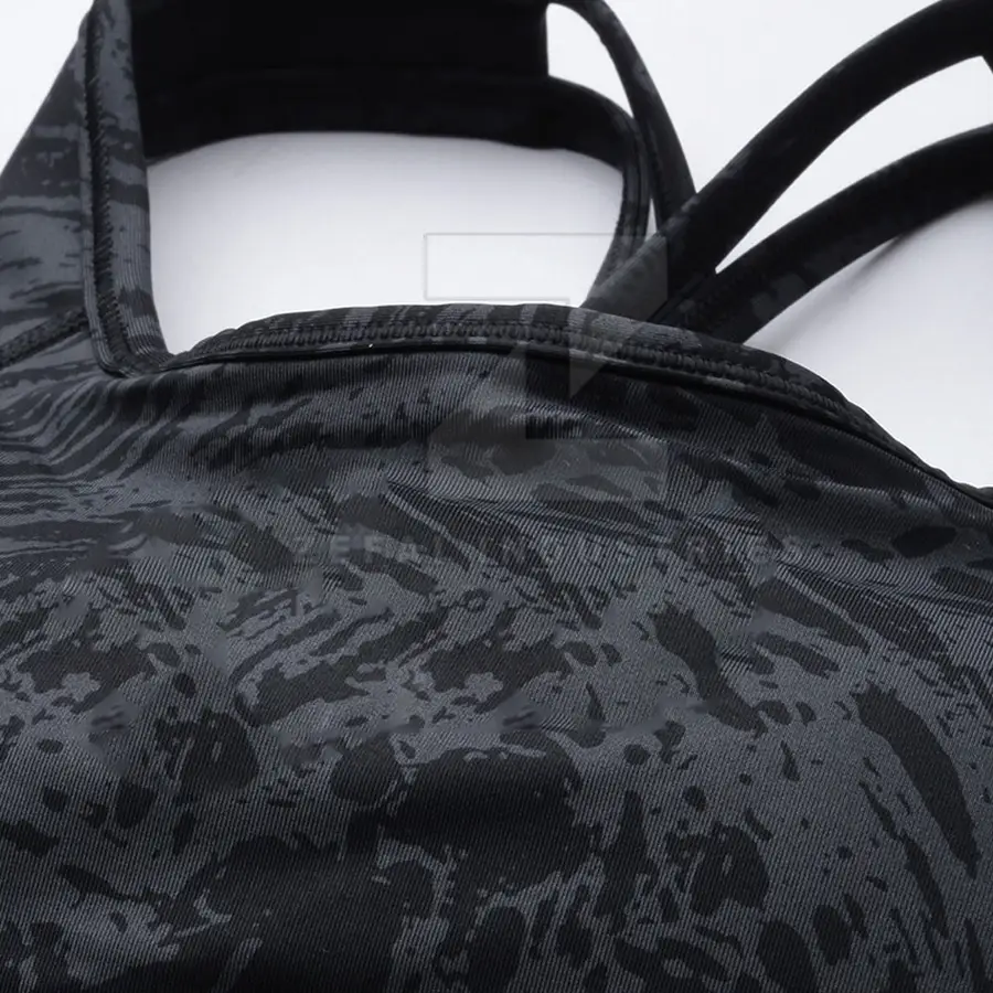 Fashionable Breathable Front Logo Women Sports Bra High Support U-NECK Spandex/Nylon Gym Fitness Workout Online Sale — Zefal Industries product photograph 5 of 6