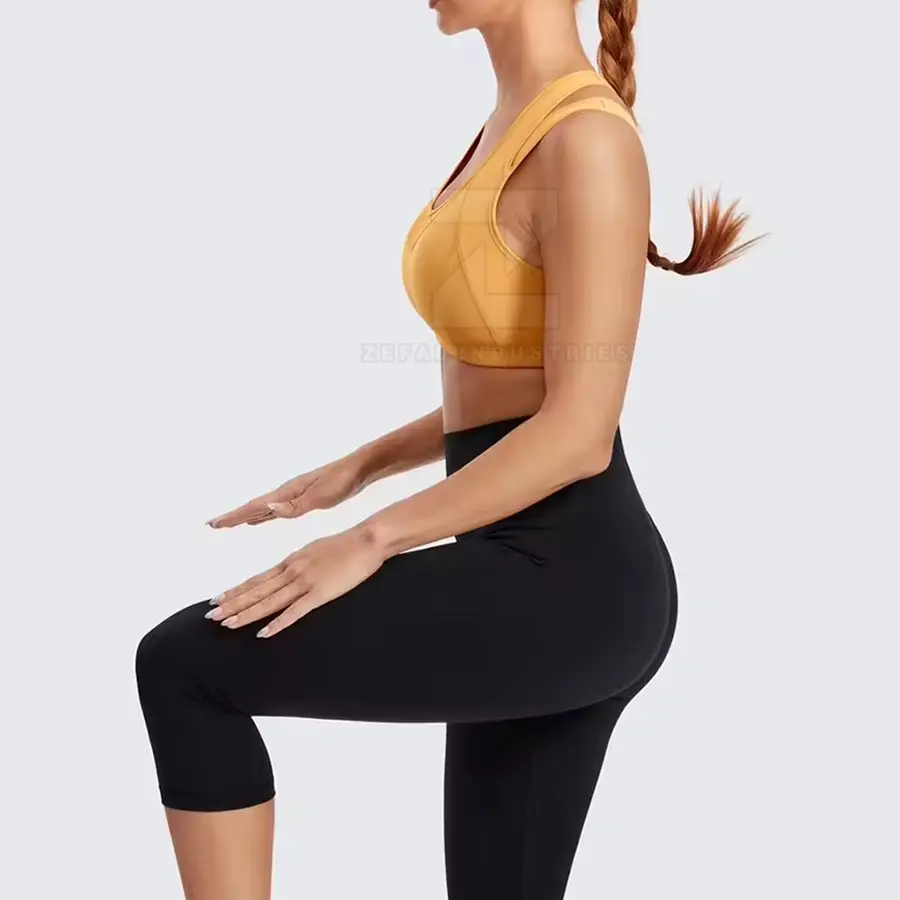 Breathable High Support Sports Bra for Women Adjustable Straps Removable Pads Eco-Friendly Quick Dry Lightweight Material for — Zefal Industries product photograph 4 of 6